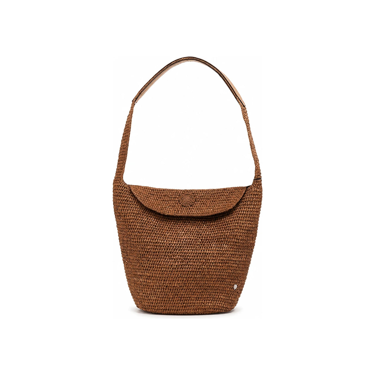 HELEN KAMINSKI Yara Cotton Shoulder Bag Nutshell Color Women