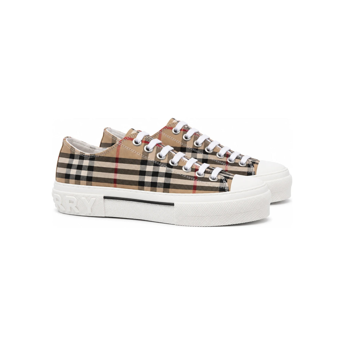 BURBERRY Leather Low-Top Sneakers for Men