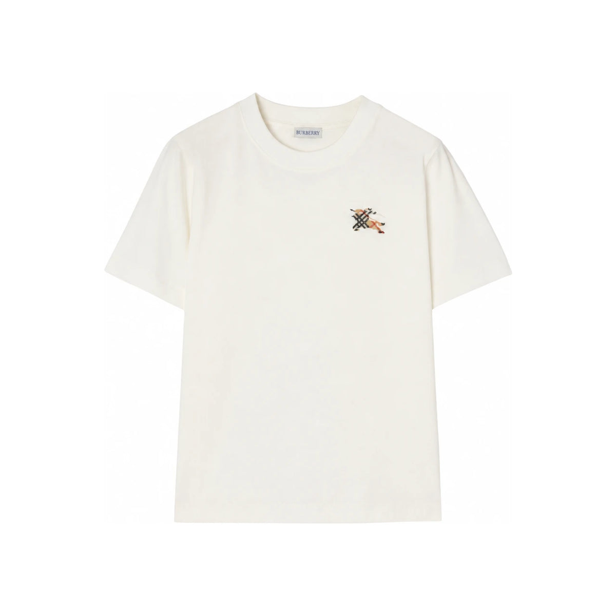 BURBERRY Short Sleeve T-Shirt Women’s Casual Tee White Cotton