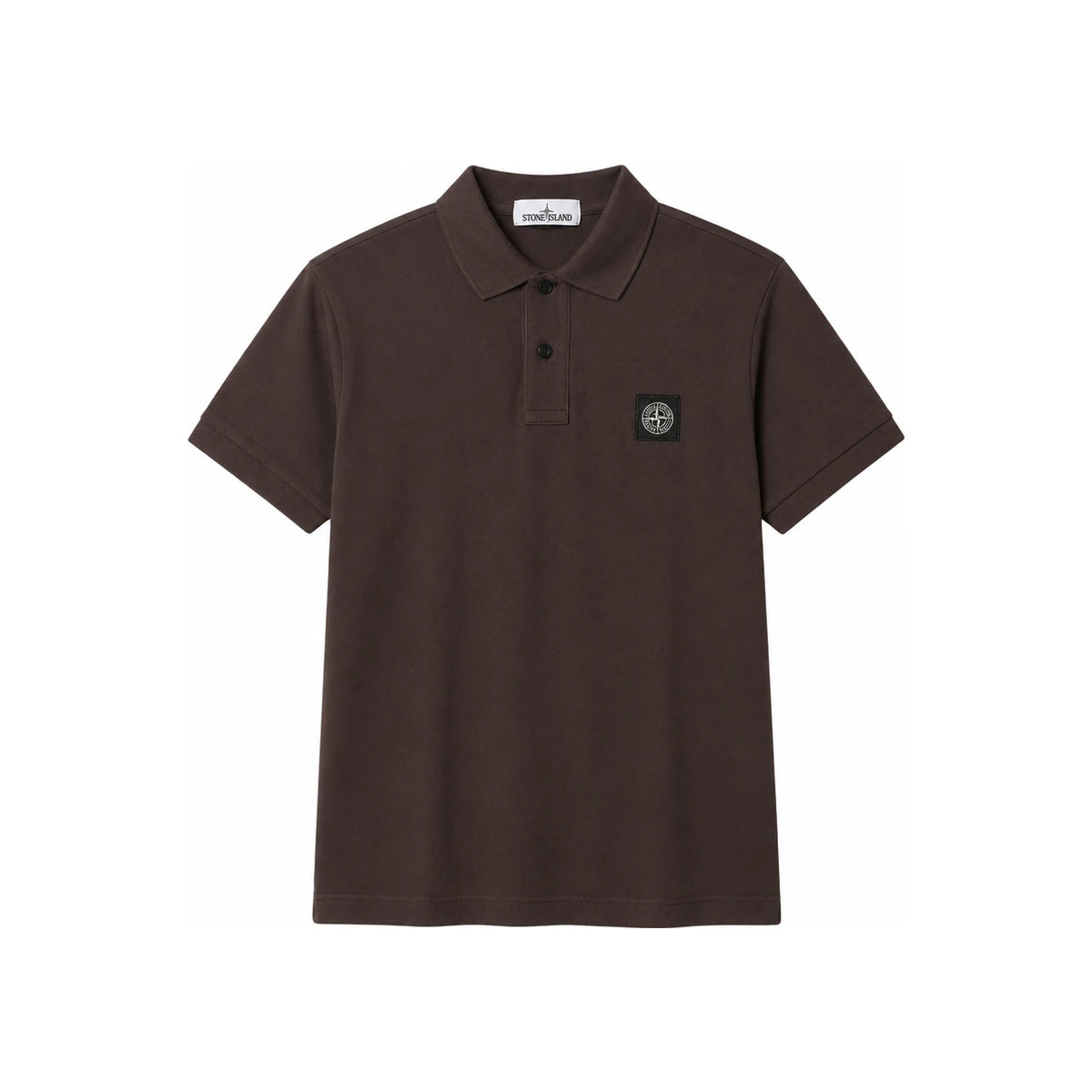 STONE ISLAND Cotton Short Sleeve Polo Shirt Navy Men