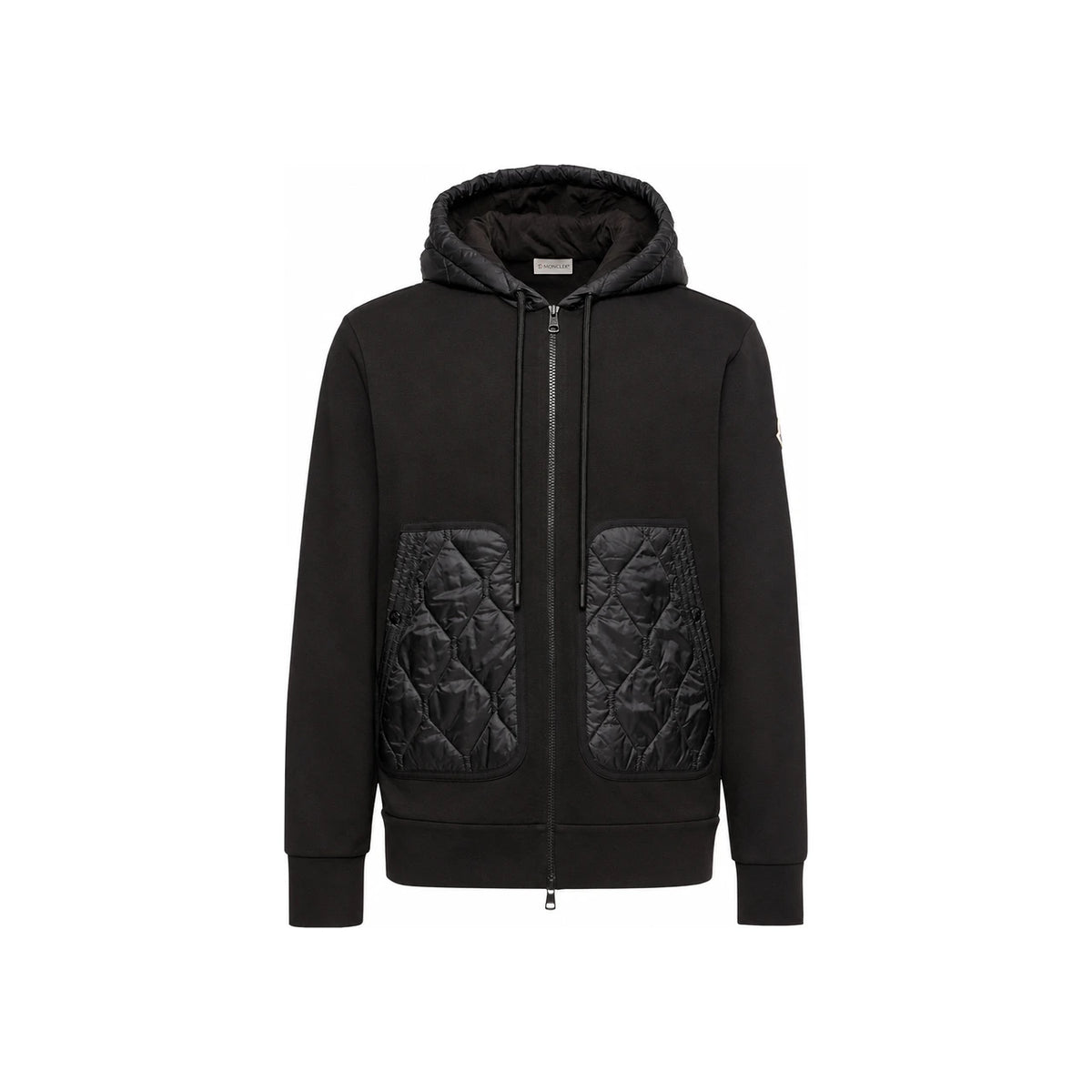 Moncler Black Zip-Up Jacket for Men