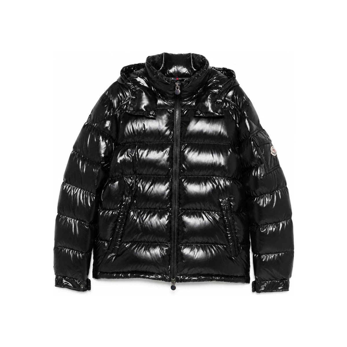 Moncler Maya Hooded Down Jacket Black Men’s