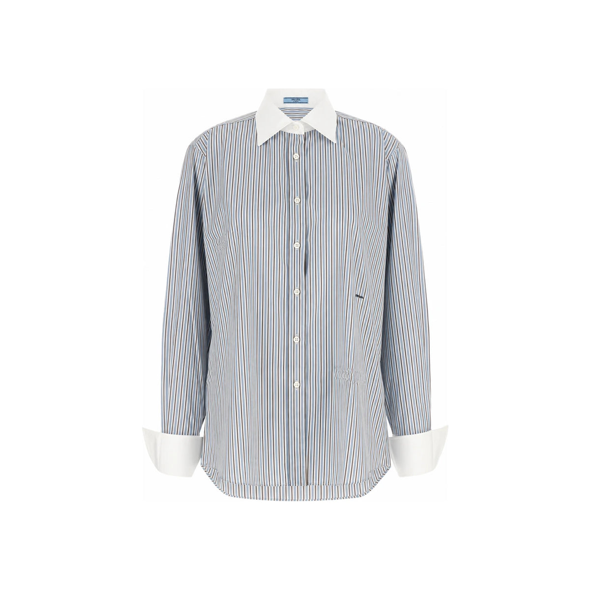 PRADA Long Sleeve Black Button-Up Shirt