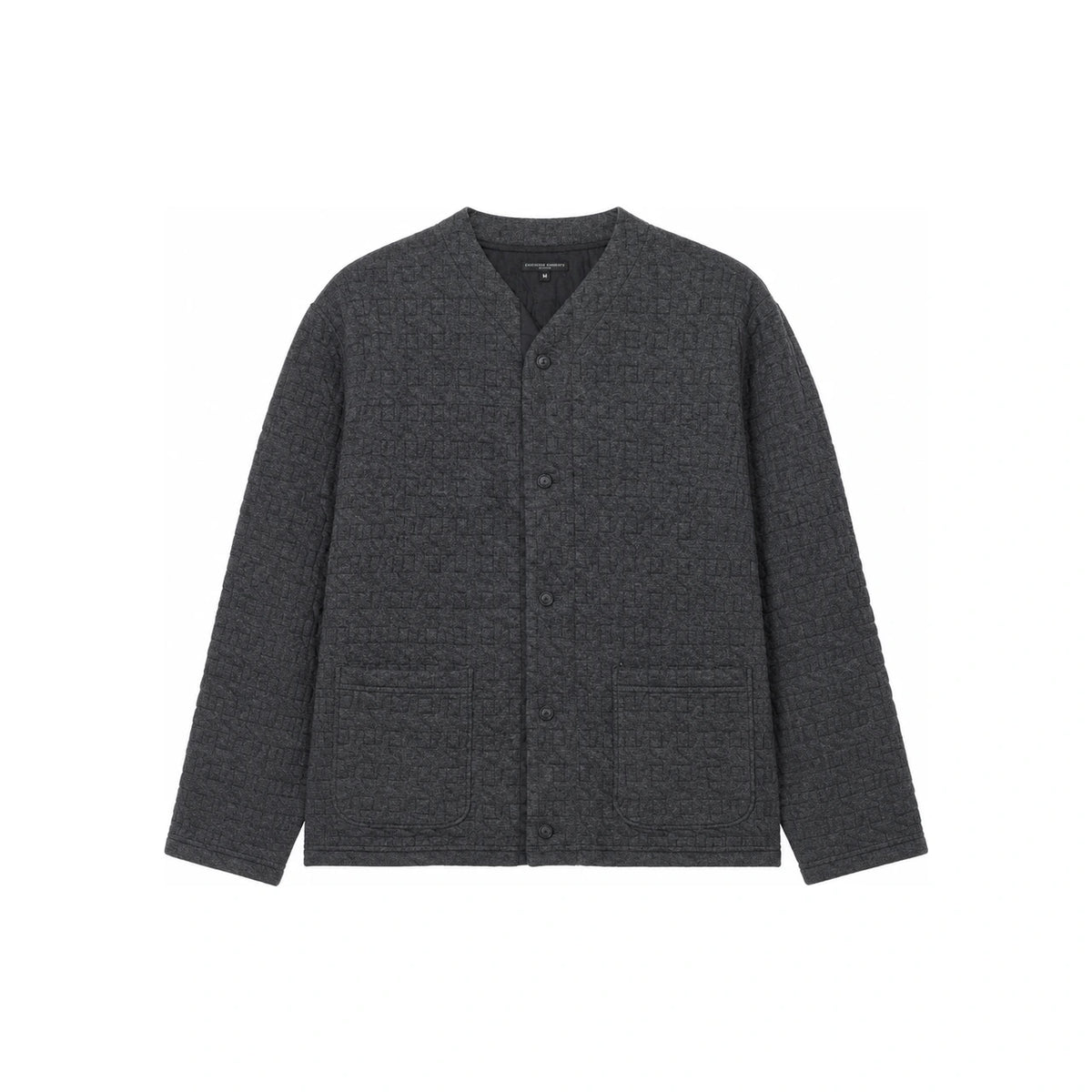 Engineered Garments Charcoal Quilted Knit Cardigan Men’s 24F1B030 PS088 BH007