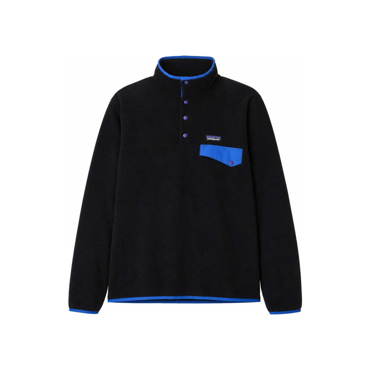 patagonia Synchilla Snap-T Fleece Pullover Black/Blue Men’s Jacket