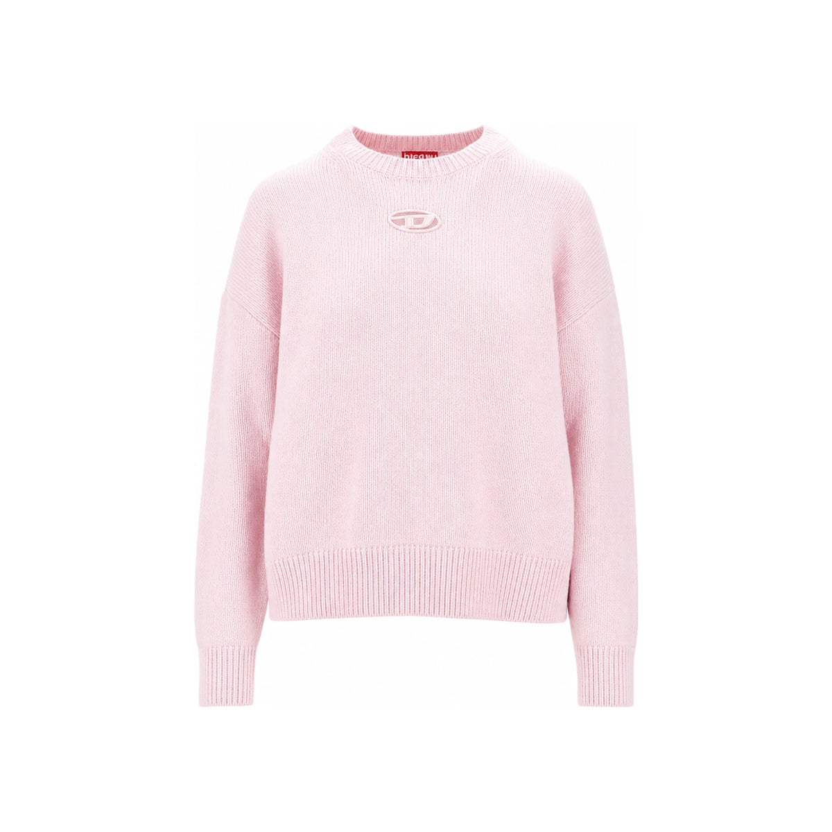 DIESEL Black Wool Blend Crewneck Knit Sweater for Women
