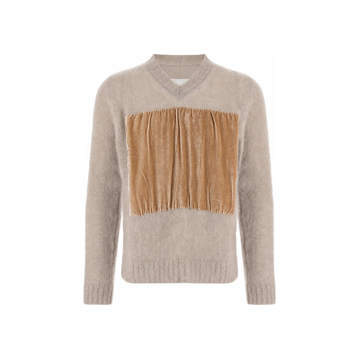 Maison Margiela Black Wool Knit Cardigan for Men