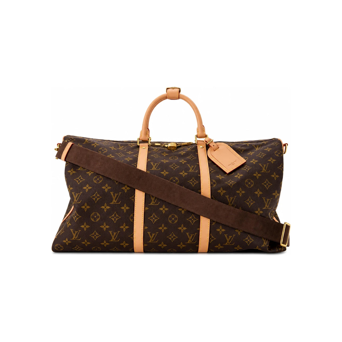 Louis Vuitton Monogram Keepall Bandouliere 50 Crossbody Bag M2A497