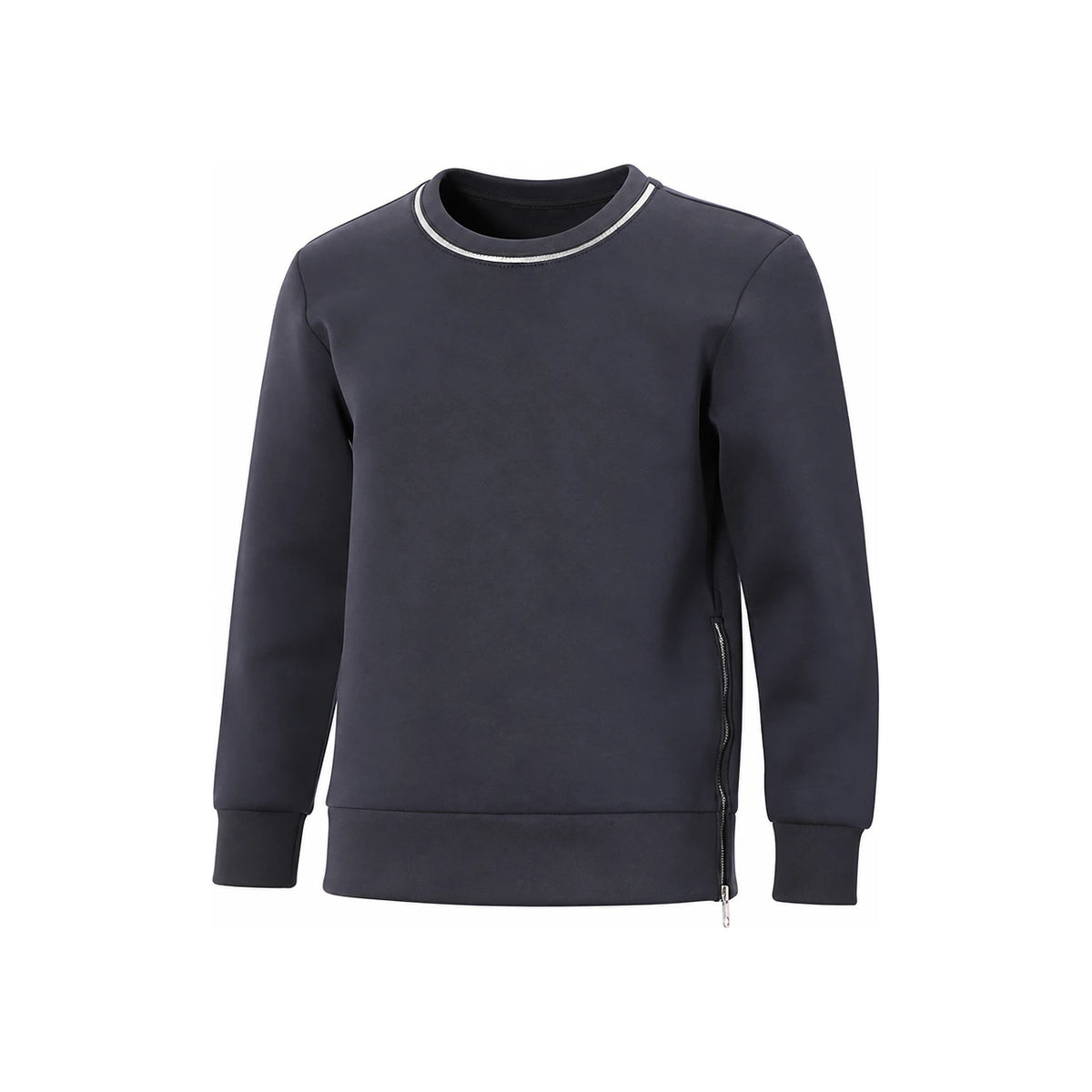 Neil Barrett Zip Round Neoprene Sweatshirt Navy Men’s