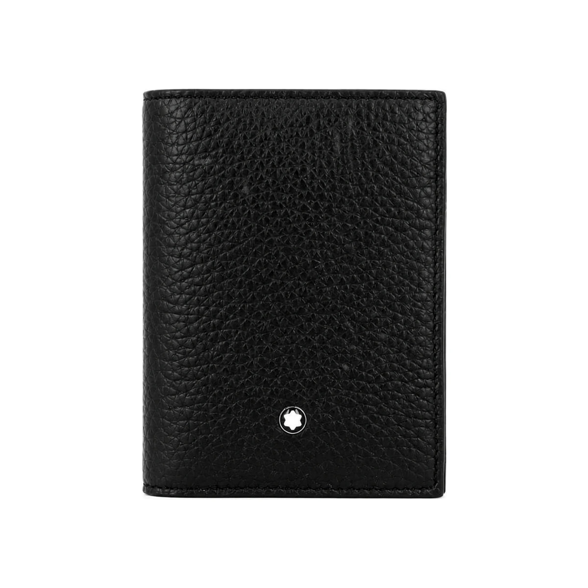 Montblanc Black Leather 4-Card Holder Card Wallet for Men