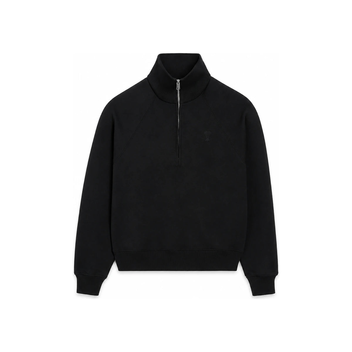 AMI Embossed De Coeur Half-Zip Men's Sweatshirt