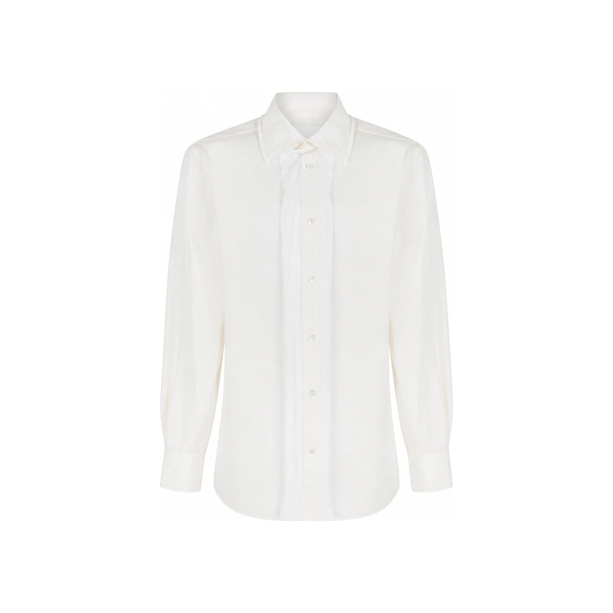Maison Margiela White Cotton Long Sleeve Shirt