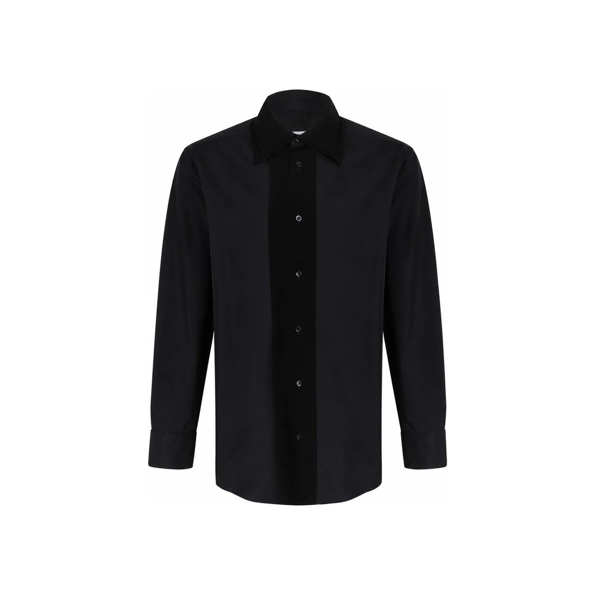 Maison Margiela Black Cotton Long Sleeve Shirt