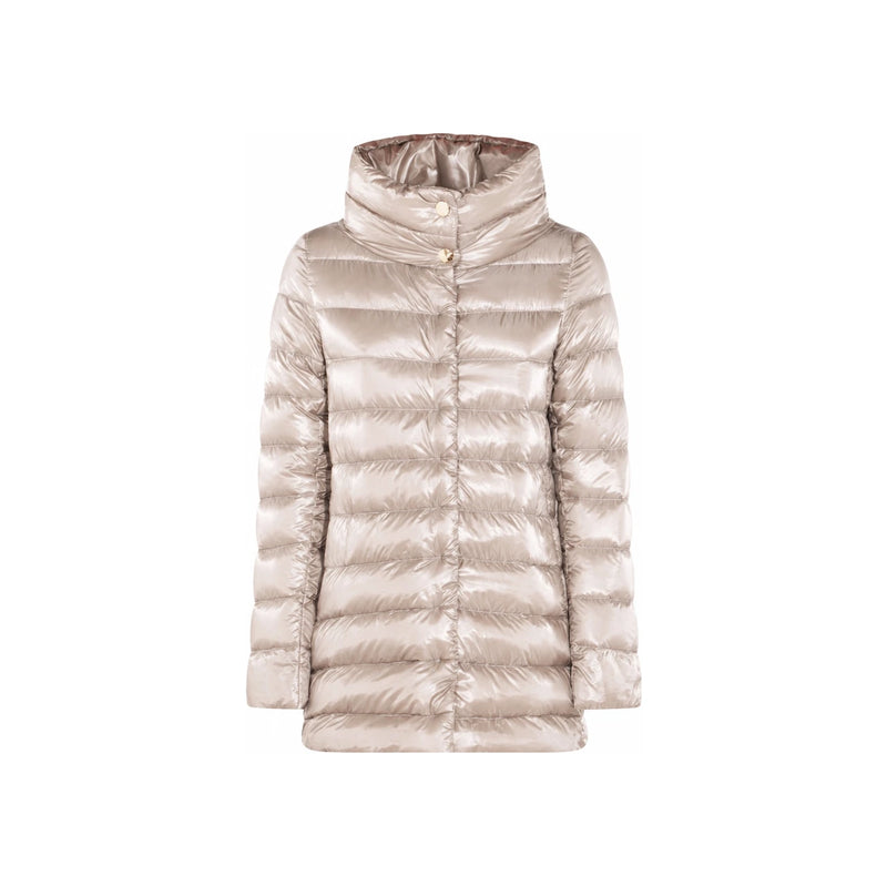 Herno Amelia Shiny Quilted Down Puffer Jacket Women Black