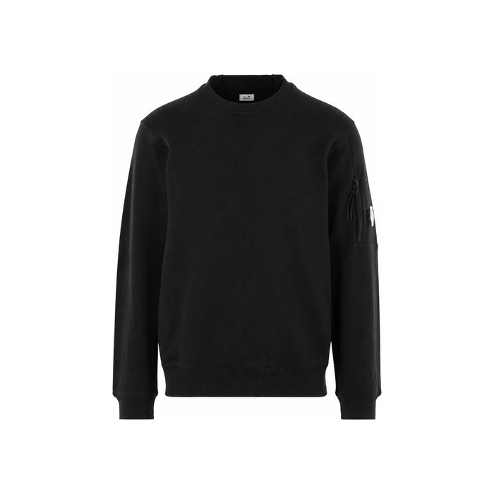 CP Company Lens Patch Black Sweatshirt Unisex