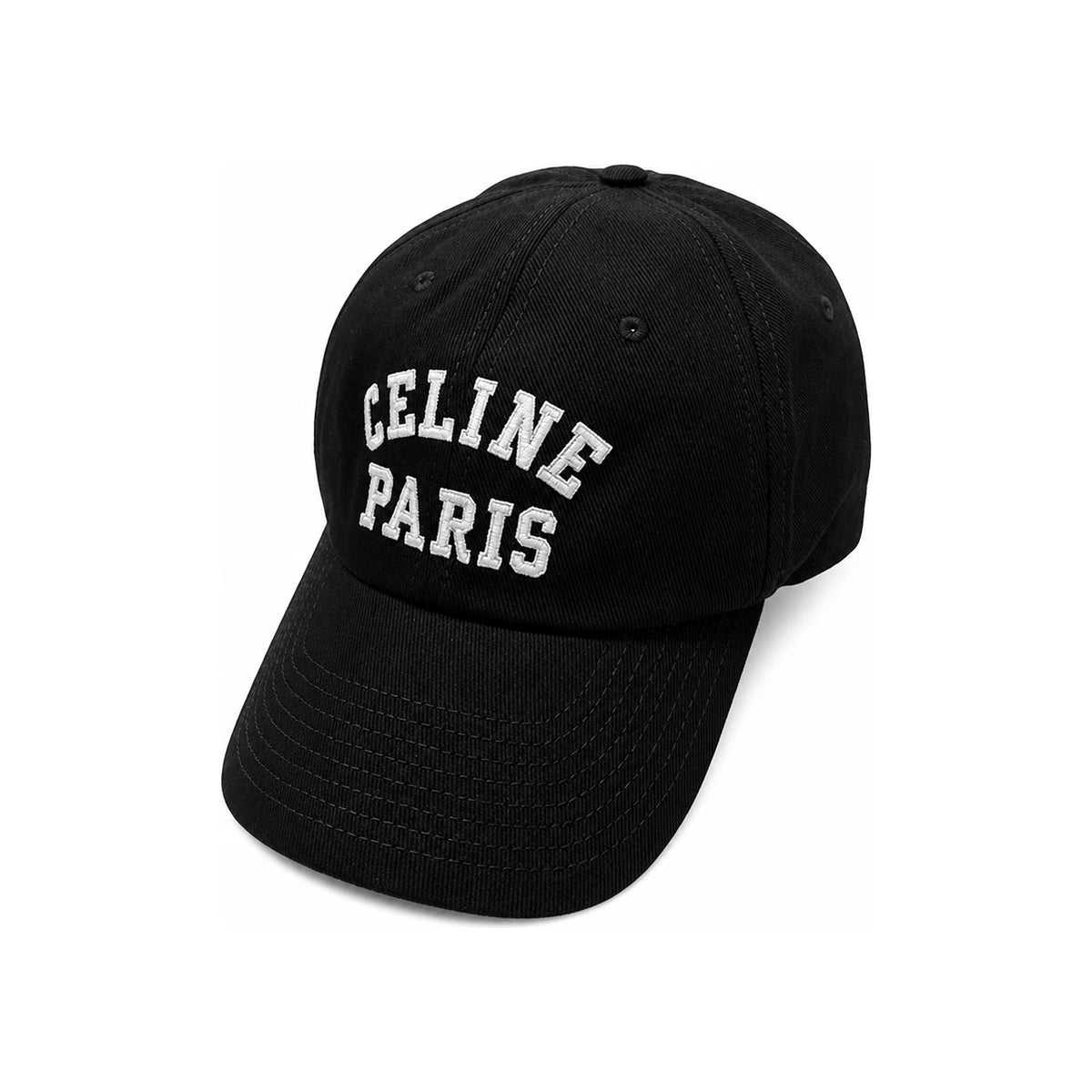 CELINE Triomphe Ricolieu Baseball Cap Navy