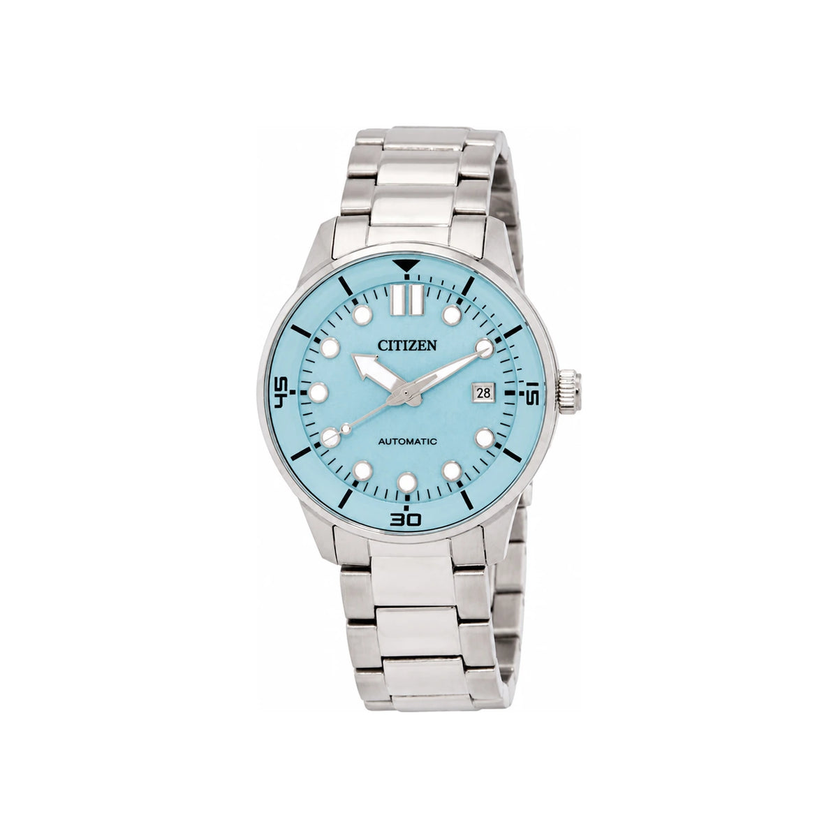 CITIZEN Silver Stainless Steel Men’s Watch NJ0191 83M