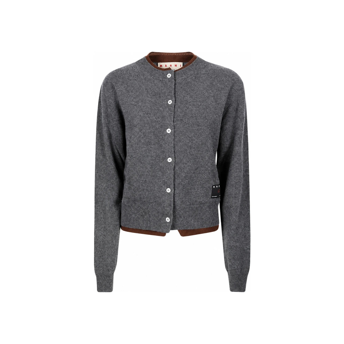 Marni Women’s Knit Cardigan CDMD0456Q0 UFX331 MXN60 GRAPHITE DOM