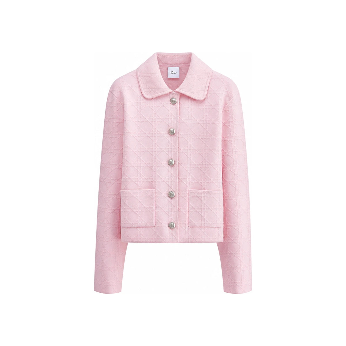 DIOR Pink Cannage Technical Jacquard Jacket 654V14A5I95 X4020