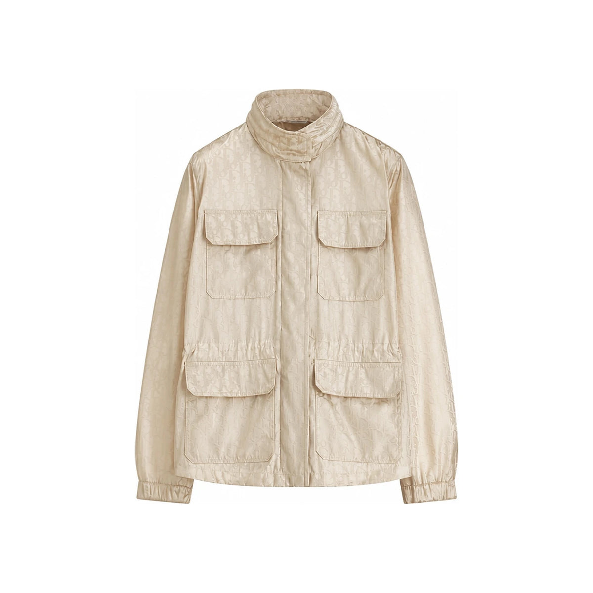 DIOR Beige Oblique Technical Fabric Safari Jacket 647C39A2458X1100