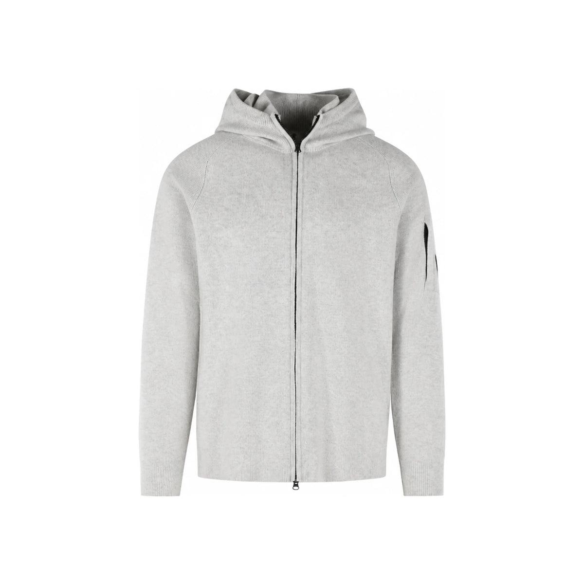 CP Company Wool Knit Cardigan for Men 21CMKN097A 110149A 999 BLACK DOM