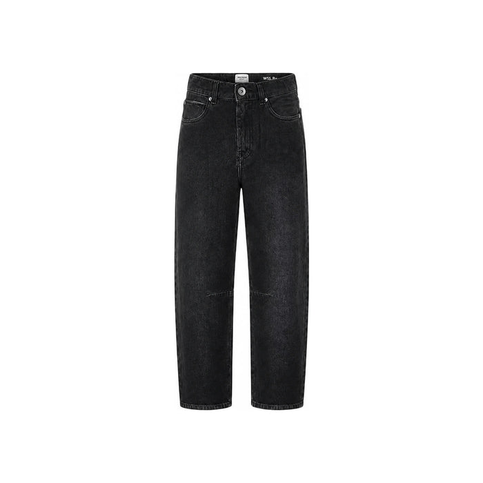 Max Mara Black Curved Regular Fit Denim Jeans 2625186041 021