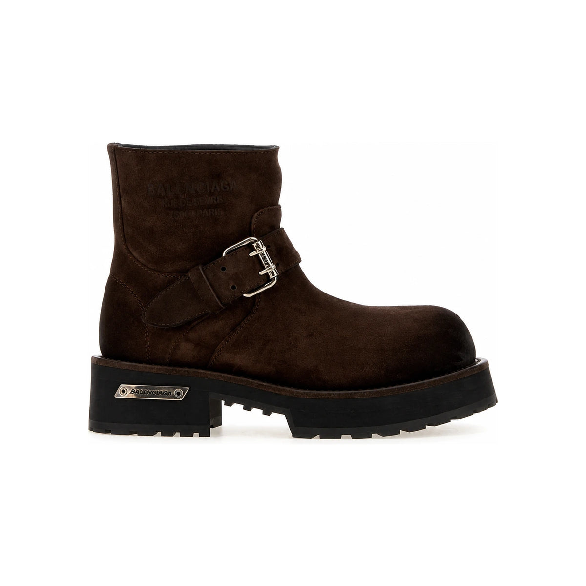 BALENCIAGA Light Espresso Leather Boots