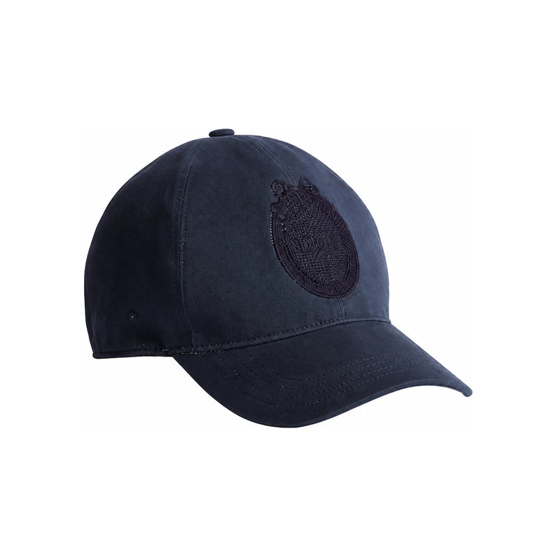 DIOR Navy Blue Cotton D-Player Medalion Cap CPC00190ECOT C540