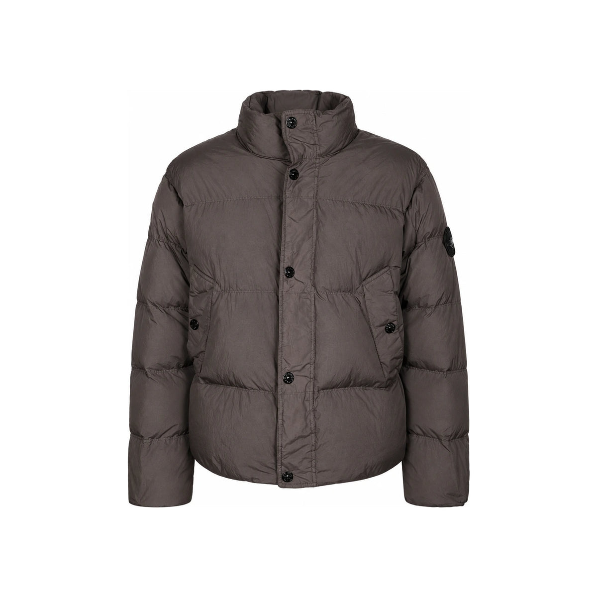STONE ISLAND Green Nylon Down Puffer Jacket Men