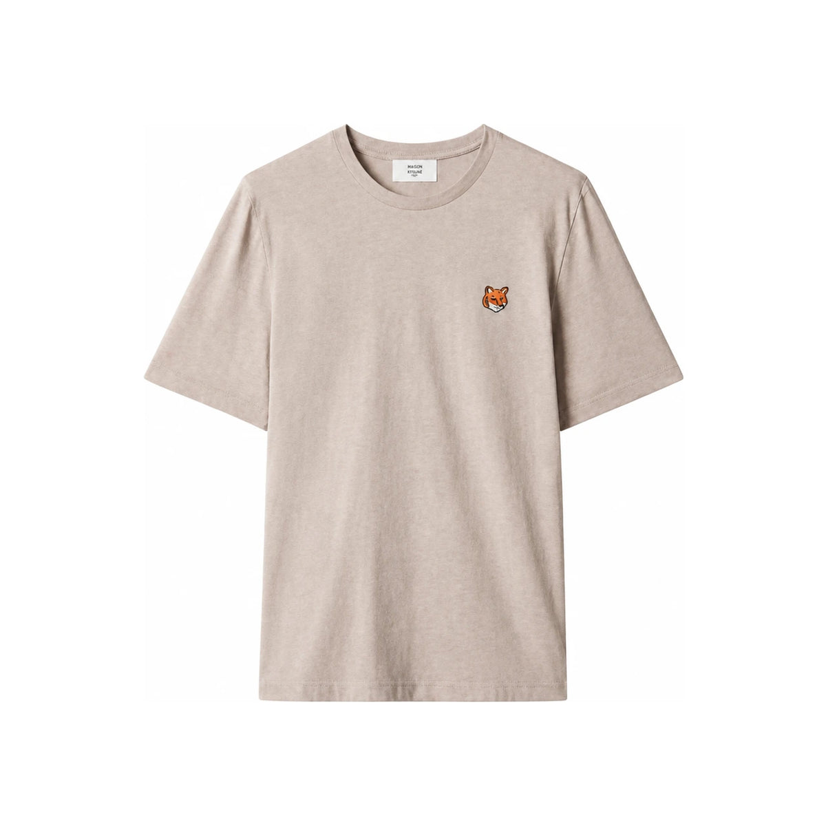 Maison Kitsune Short Sleeve Cotton T-Shirt Navy Men’s