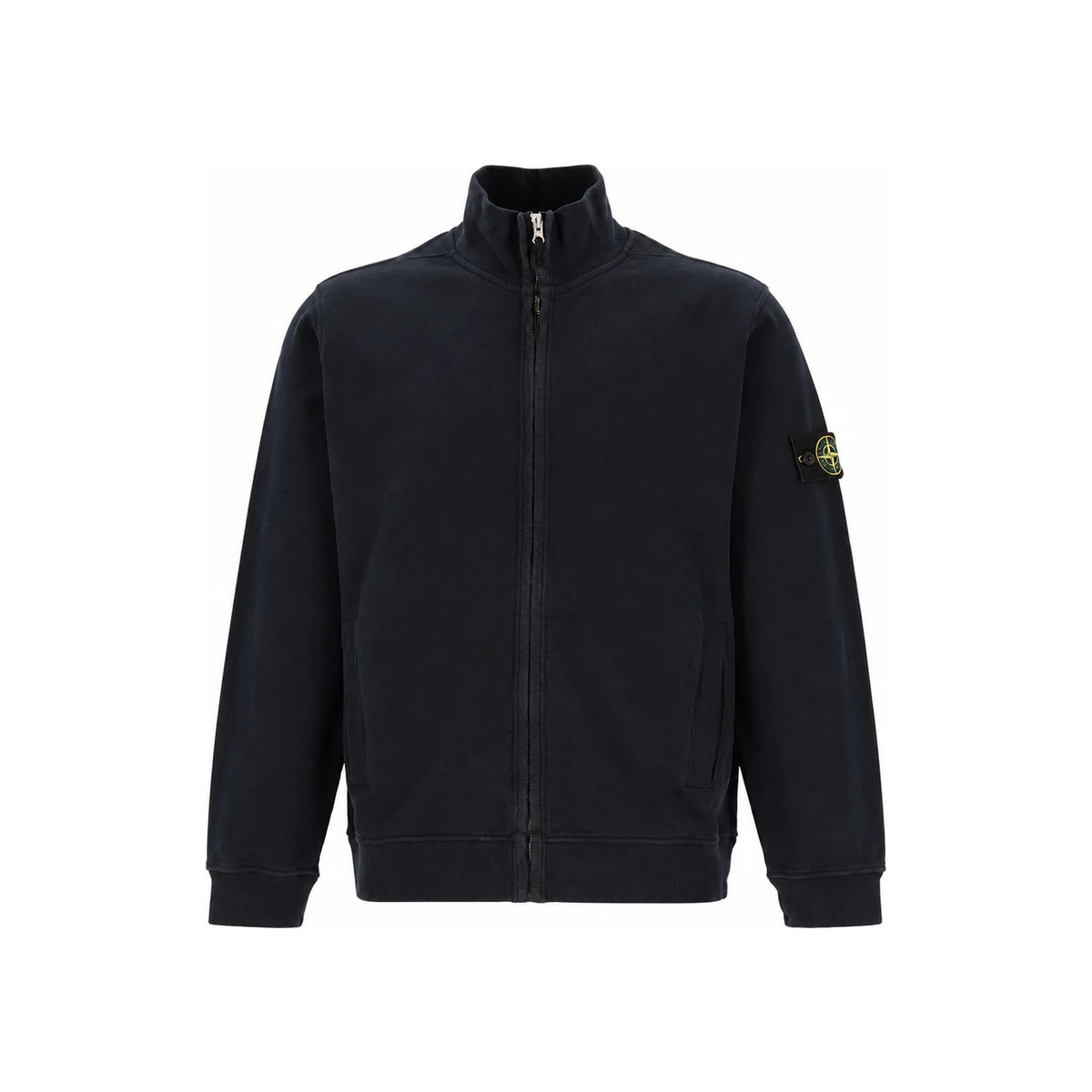 STONE ISLAND Black Knit Cardigan for Men