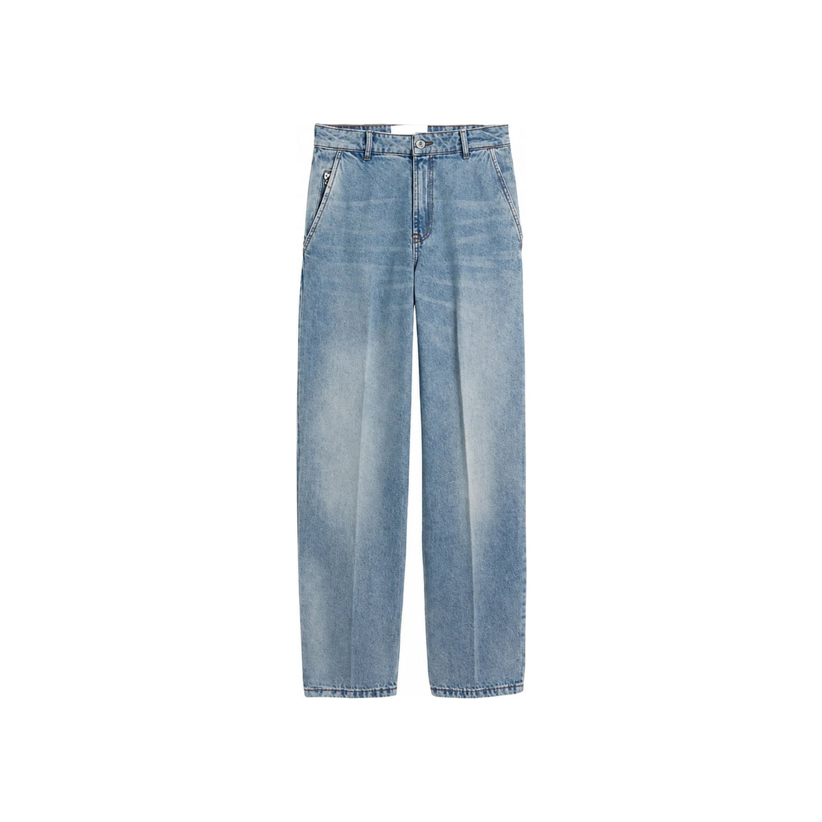 AMI Used Blue Denim Jeans for Women