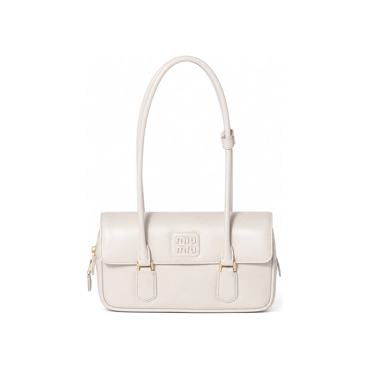 Miu Miu Arcadie Leather Shoulder Bag 5BD282 ACR3 F0K74