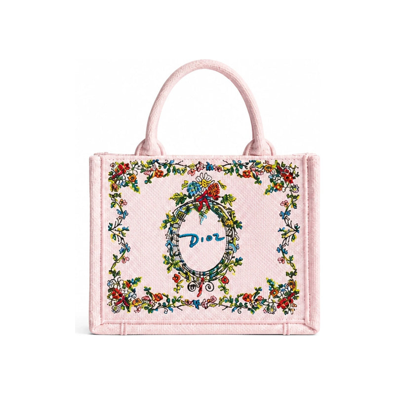 DIOR Rosy Tendre Multicolor Dioriviera Book Tote Strap Bag Mini A S5584PEJO M03I