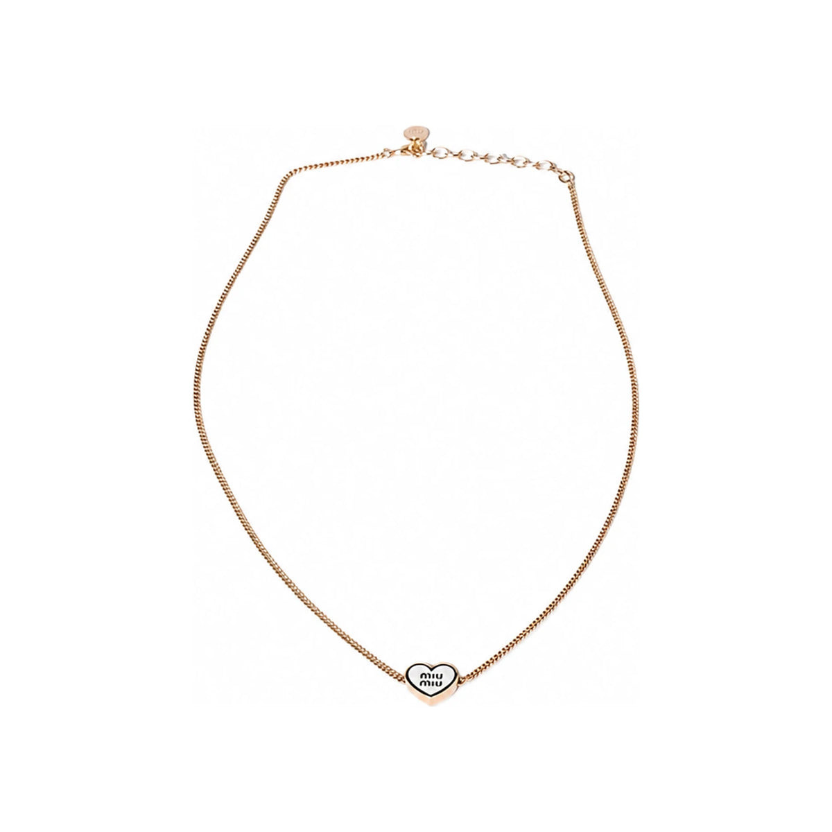 Miu Miu Metal Pendant Necklace 5IC257 2IE2 F061C