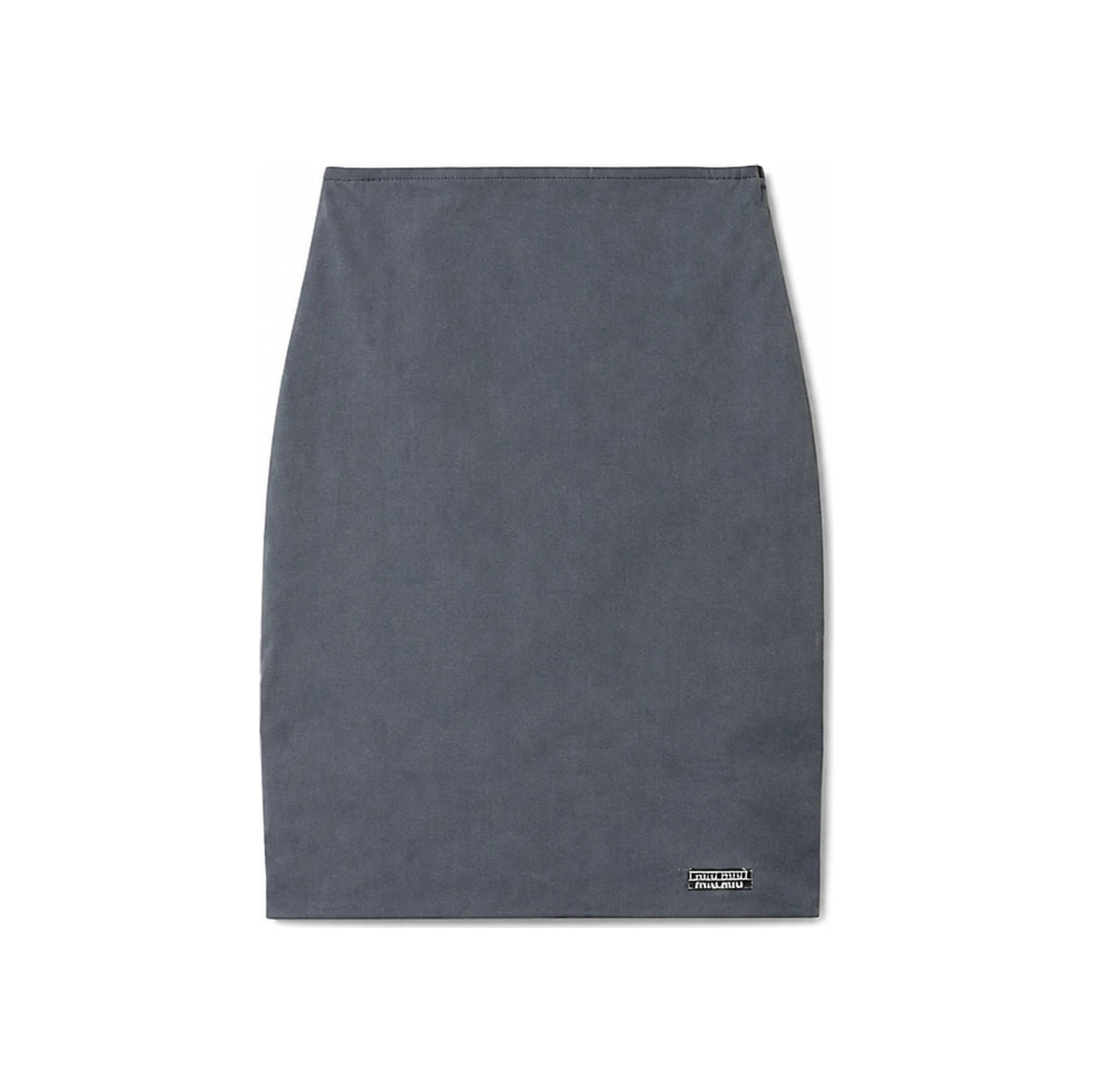 Miu Miu Stretch Poplin Midi Skirt MG2776 6472 F0D65