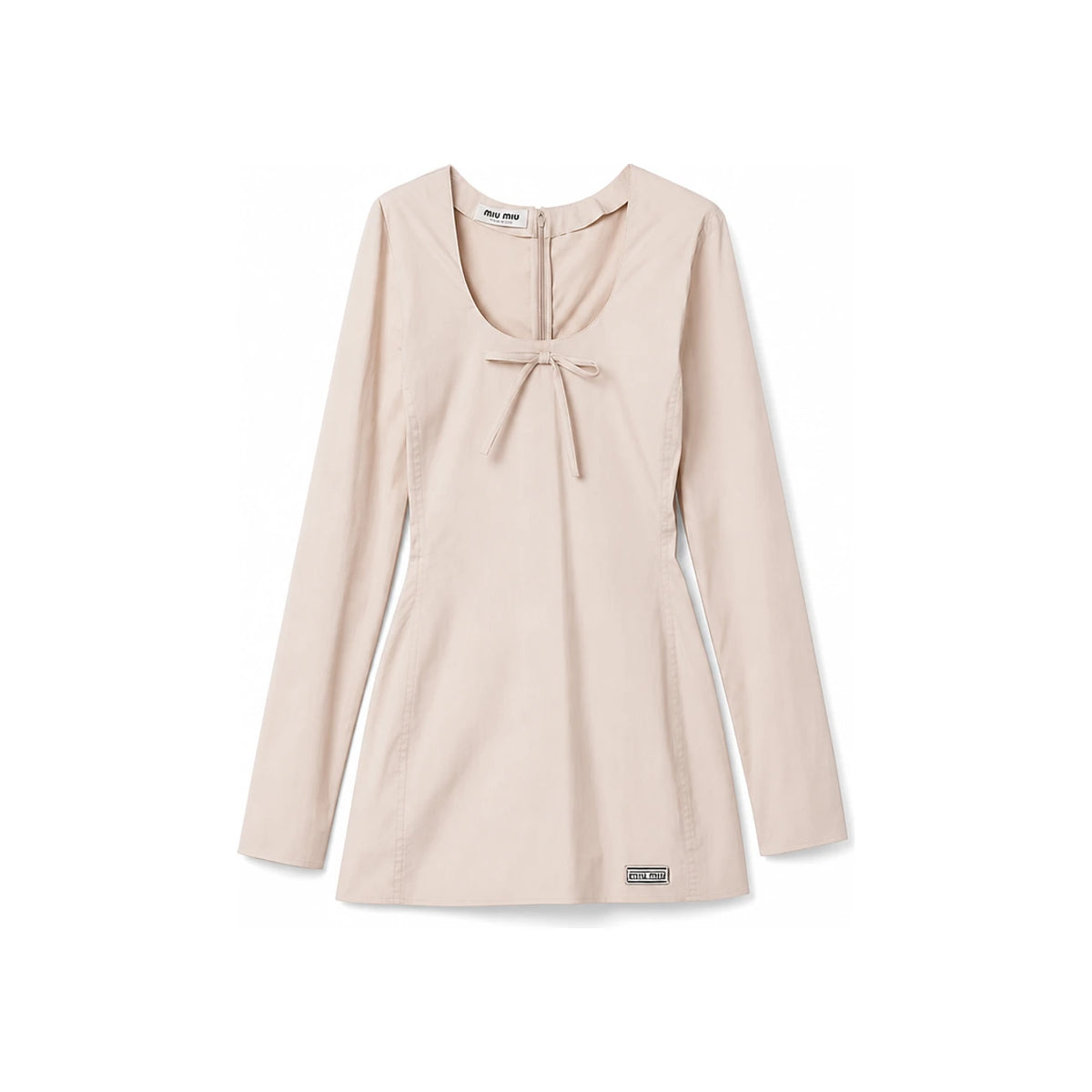 Miu Miu Poplin Stretch Mini Dress MF6588 6472 F0A08
