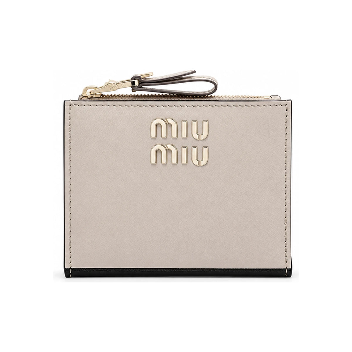 Miu Miu Small Leather Card Holder Wallet Black 5ML050 2A44 F0002