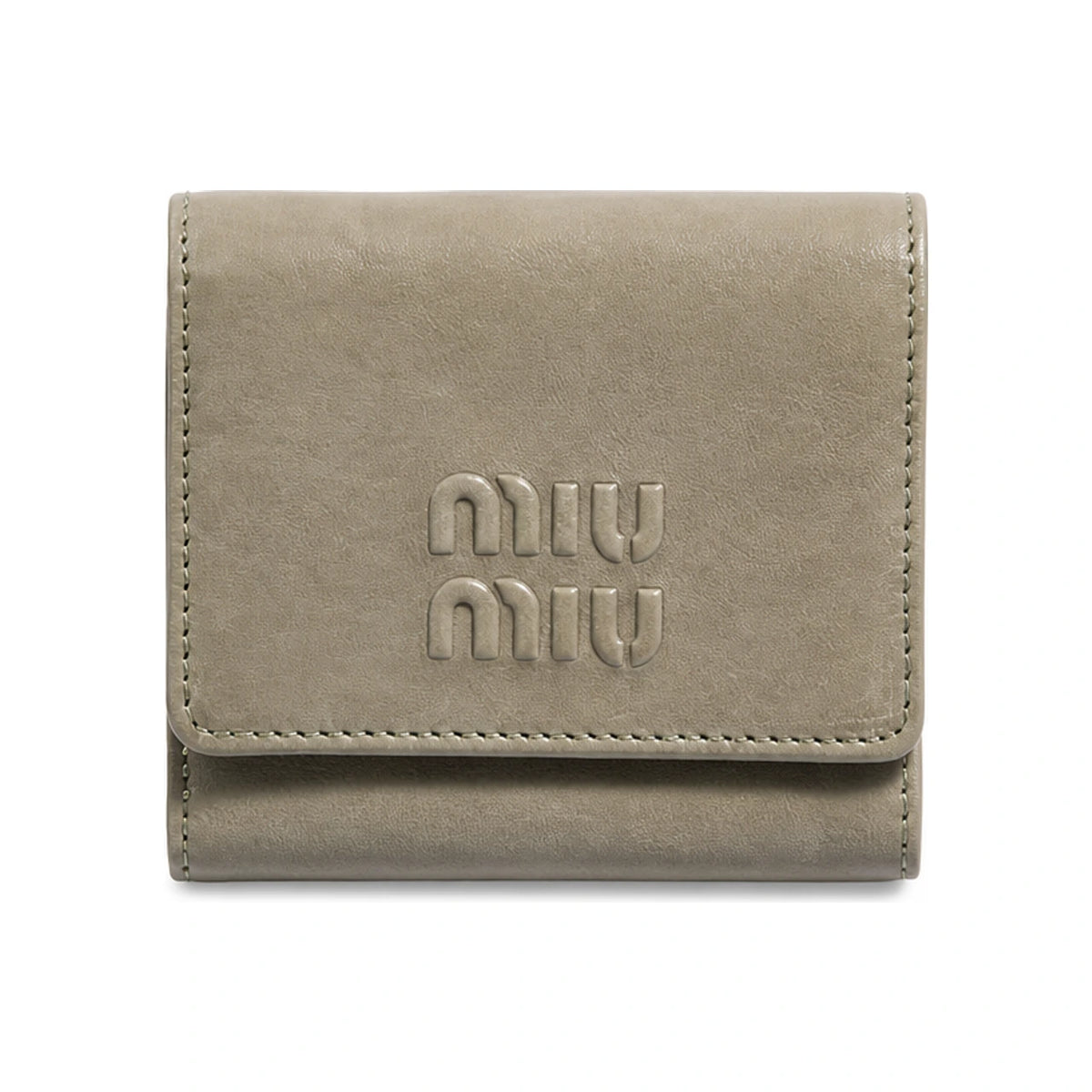 Miu Miu Small Nappa Leather Card Holder Wallet Black 5MH051 AEFX F0035