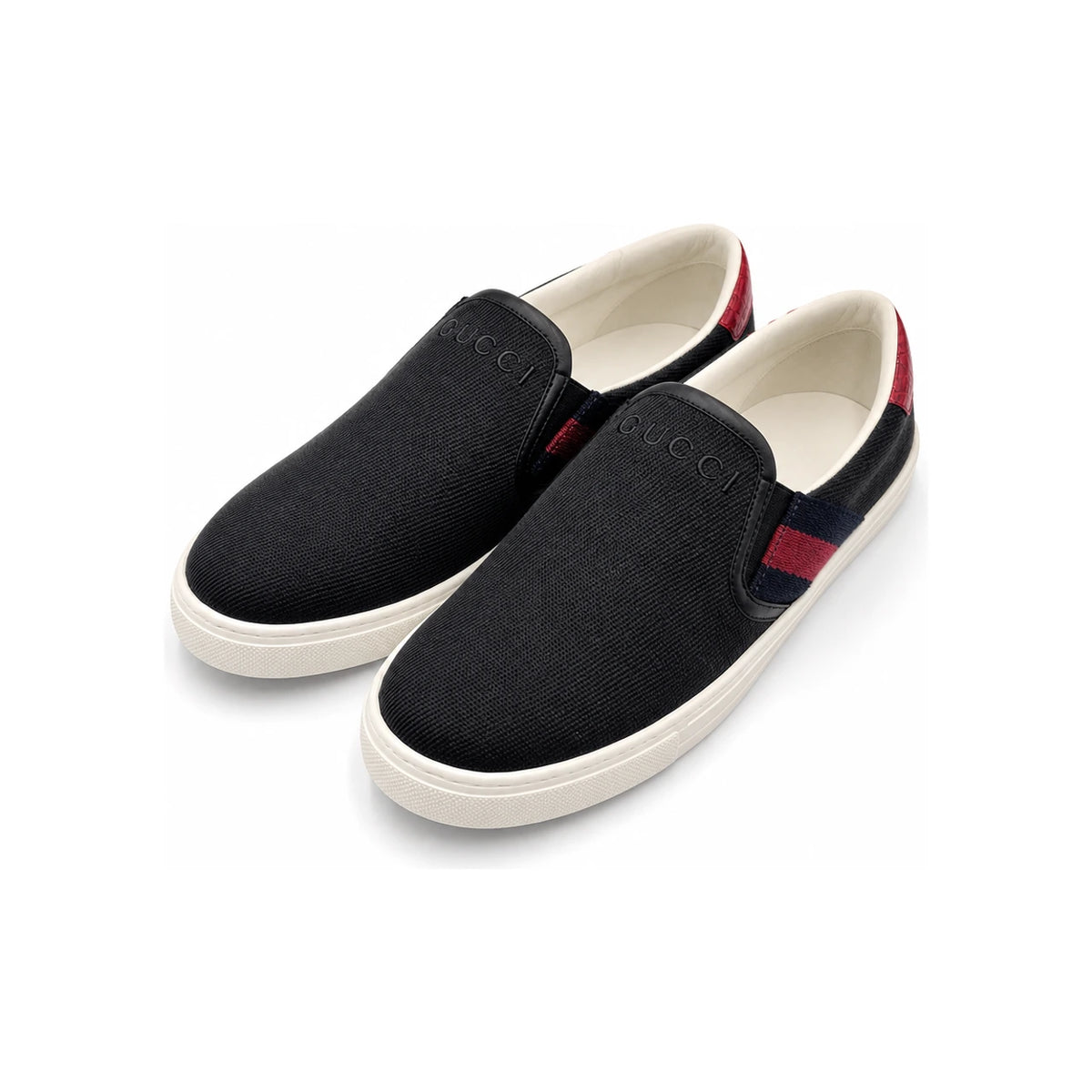 GUCCI Men’s Ace Canvas Slip-On Low Top Sneakers 834216