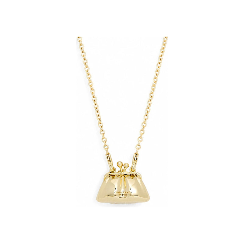 Max Mara Gold-Tone Pasticcino Pendant Necklace