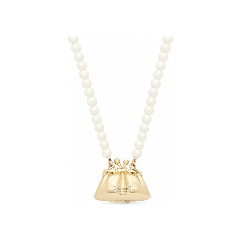 Max Mara Weekend Pasticcino Pendant Necklace Gold-Tone