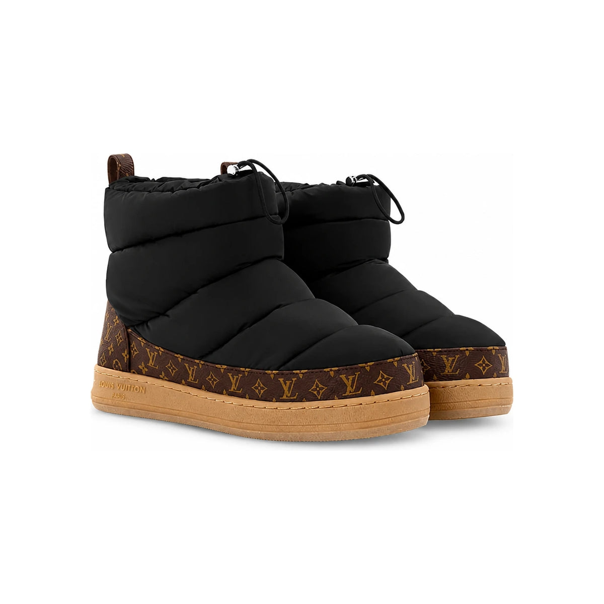 Louis Vuitton Black LV Cloud Ankle Boot Sneakers Low Top 1AIVJ7