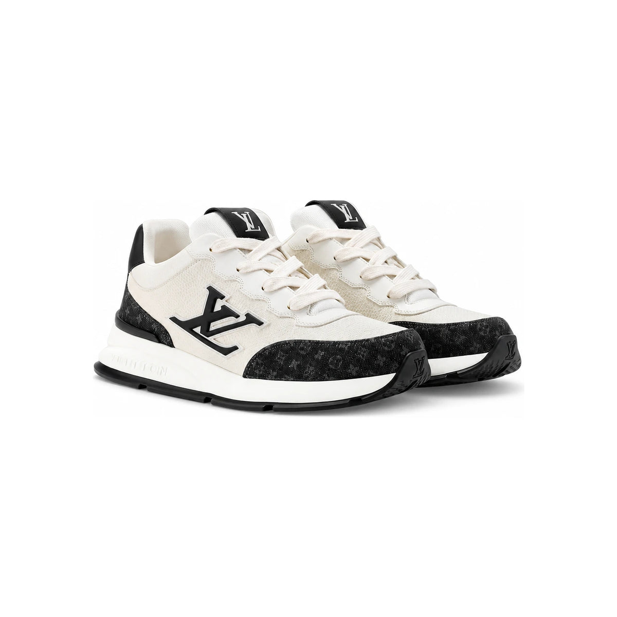 Louis Vuitton LV Classic Black Low-Top Sneakers 1AKQBE