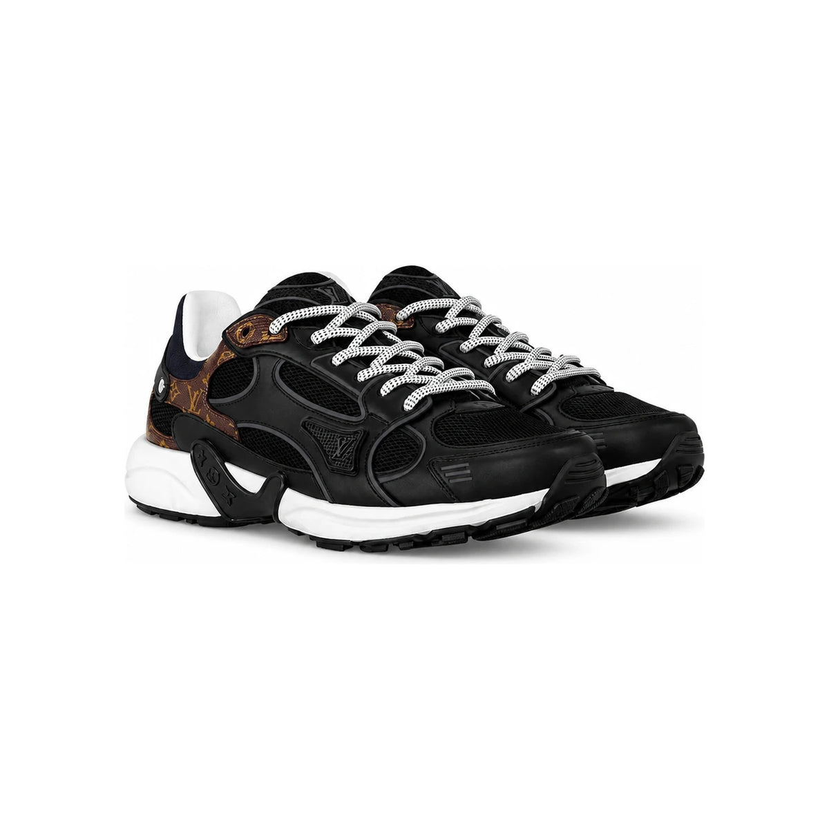 Louis Vuitton Olympia Black Men's Low-Top Sneakers 1AHOFB