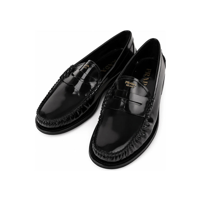 PRADA Men's Brushed Leather Loafers 2DB239 055 F0002