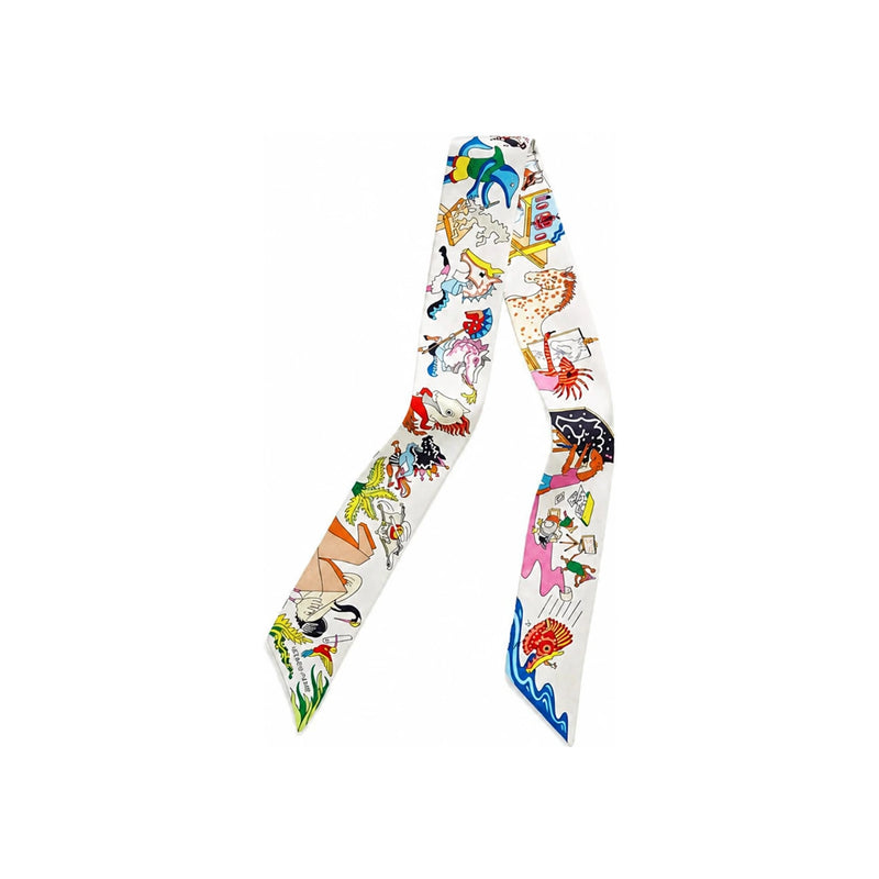HERMES Academia Hippica Wool Silk Women’s Scarf