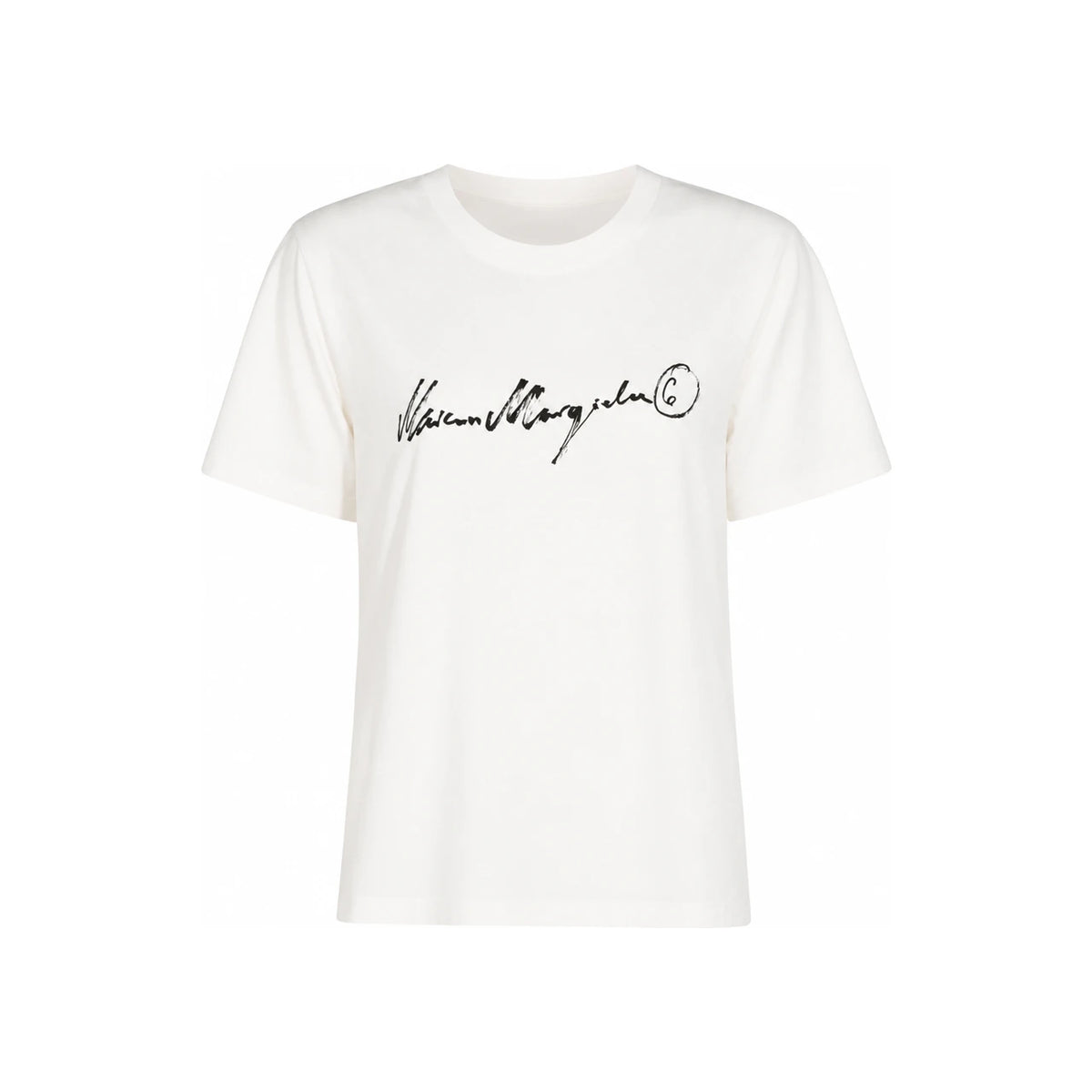 Maison Margiela Short Sleeve T-Shirt White Cotton Women’s