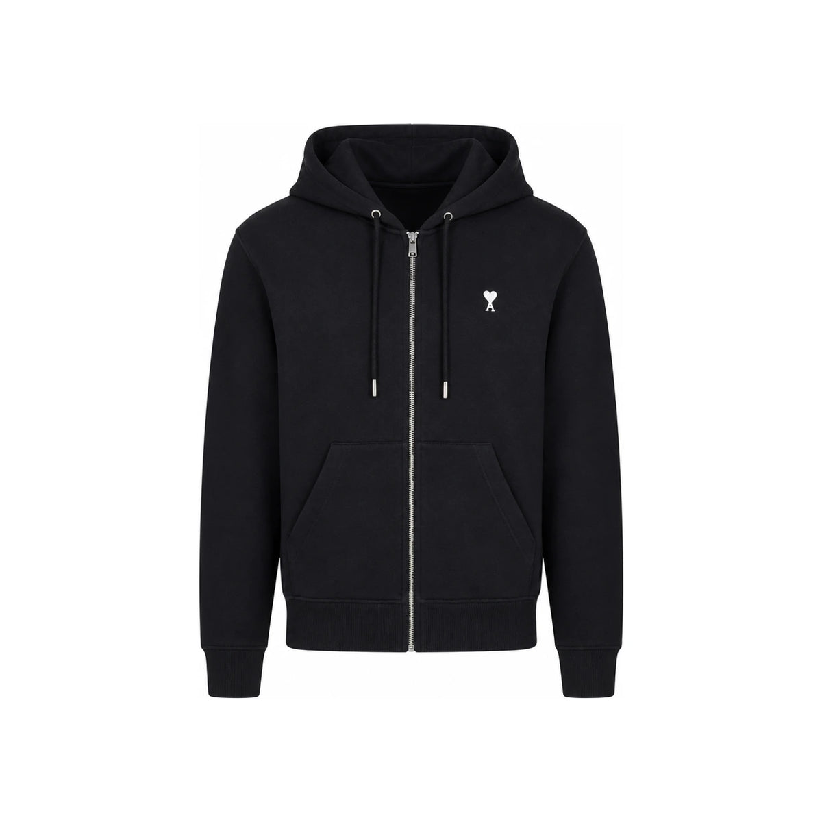 AMI Paris Logo Sweatshirt Men’s Pullover Navy Cotton