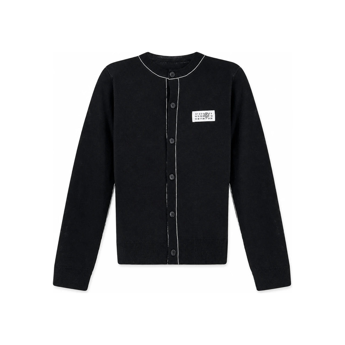 Maison Margiela Black Wool Blend Cardigan